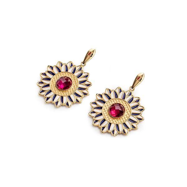 Loving Sicily Rosette Earrings - Isola Bella jewels 2 Loving Sicily Rosette Earrings - Isola Bella jewels